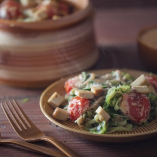 Comfort food recipe: Zoodles – Zucchini Noodles – with Tahini & Soy Sauce