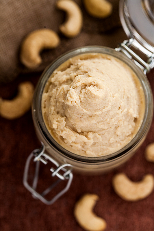 Recipe for Homemade Cashew Butter and its amazing variability