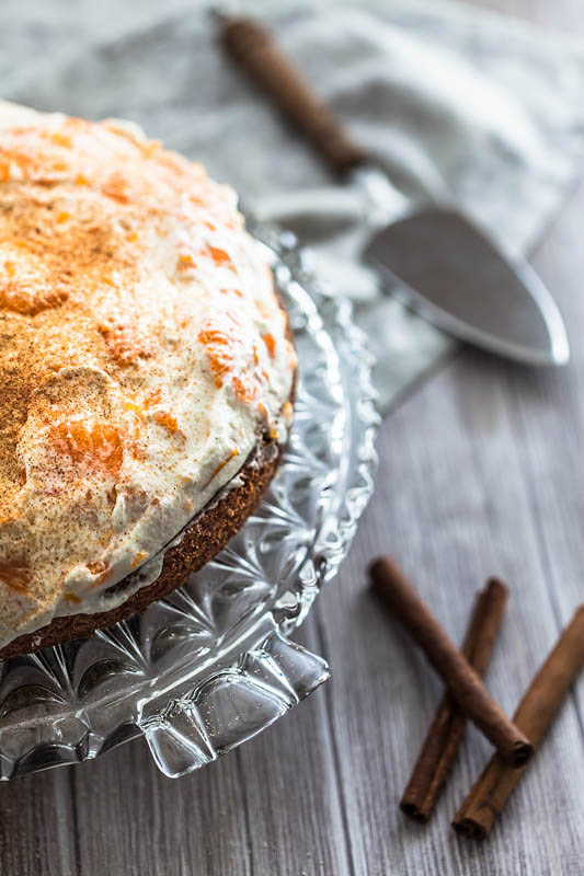 Fanta Cake Recipe for a fluffy, soft and moist birthday cake with mandarins and sour cream. #cake #baking #cream #birthday