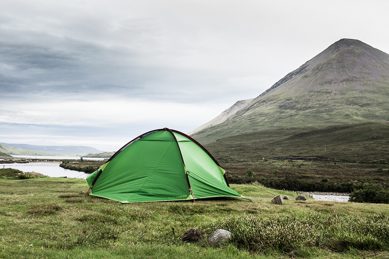 Great campsites in Scotland on the Isle of Skye: Sligachan Camping