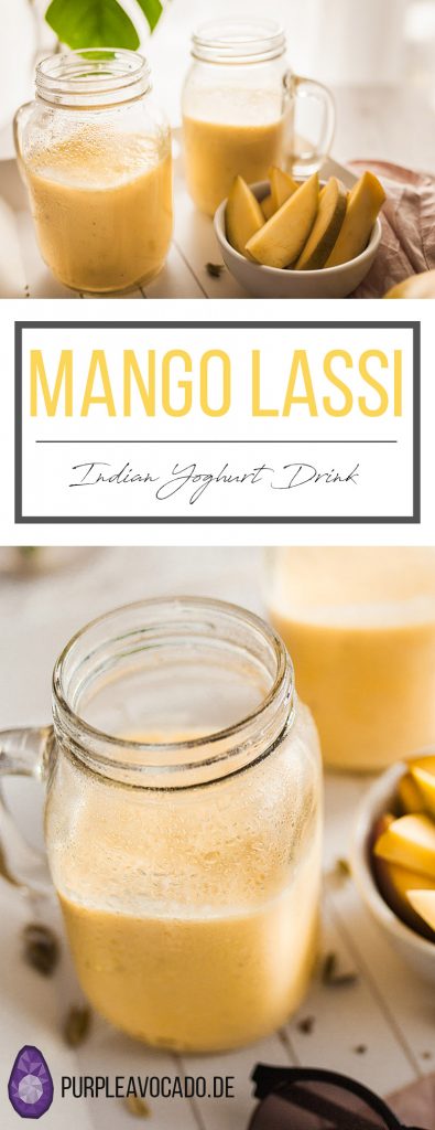 The Mango Lassi - a refreshing yoghurt drink from india - is the perfect summer recipe or side to your hot and spicy food. Even the vegan Mango Lassi is easily made. Foodstyling and Food Photography from Purple Avocado / Sabrina Dietz