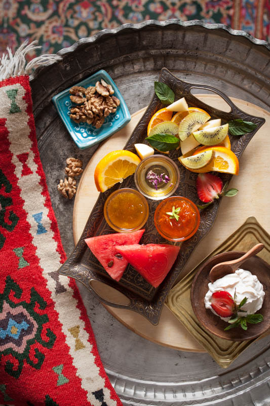 Khame moraba ba asal – Iranian way of Fruit salad