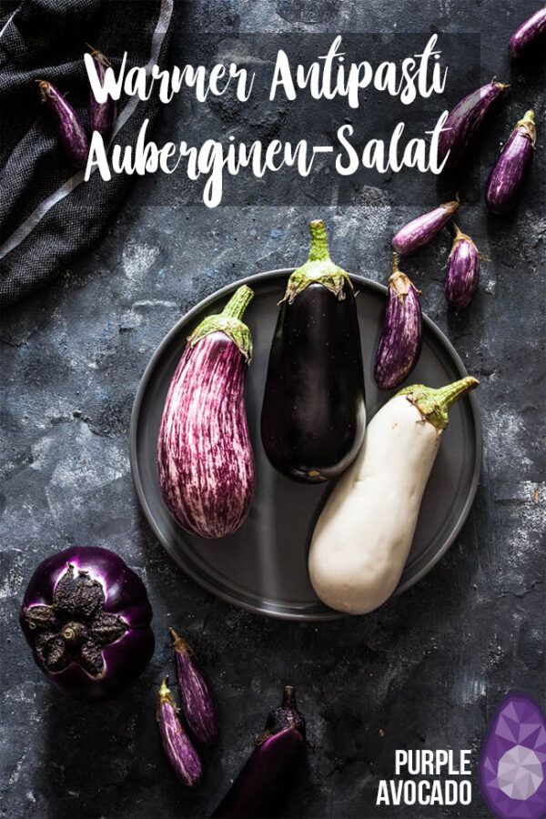 Warmer Antipasti Auberginensalat mit knusprigen Kartoffeln &amp; Zucchini ...