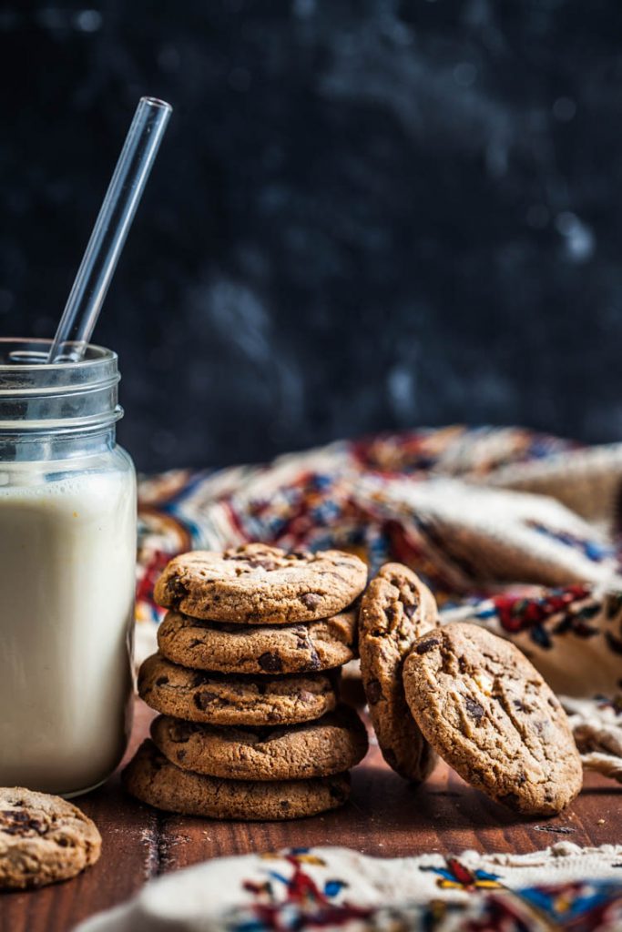 Milch und Kekse Food Fotografie mit einem Canon 100mm Objektiv aufgenommen.
Die besten Makroobjektive für Food Fotografie