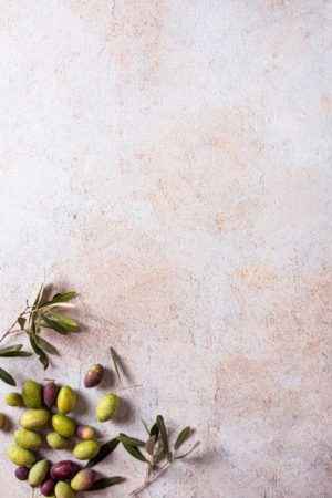 warmer Vinyl-Backdrop in hellem beige, mediterraner Stein-Optik