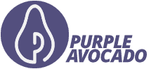 Site Logo Purple Avocado Food Photography & Backdrops