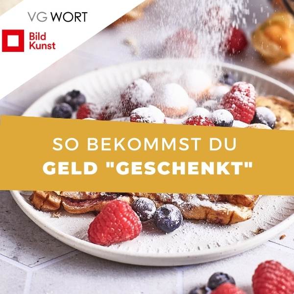 VG Wort und VG Bild für Food Fotografen