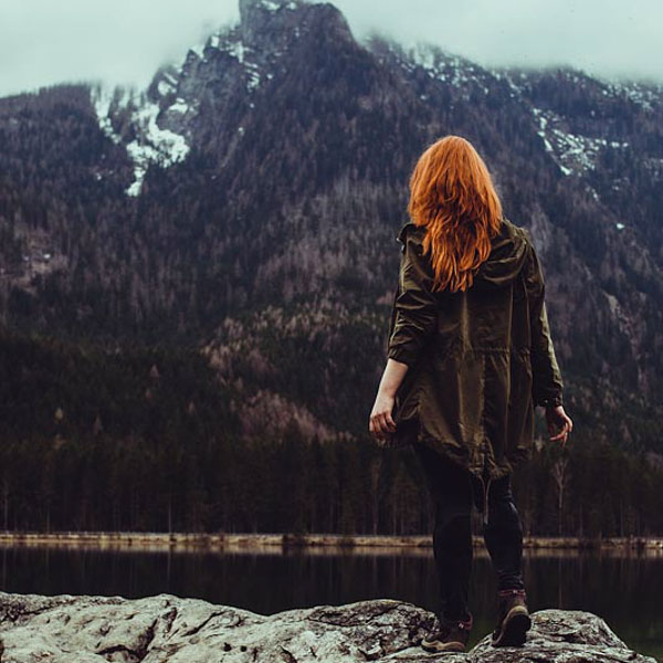 Portrait of Sabrina Dietz in Bavaria (Hintersee)